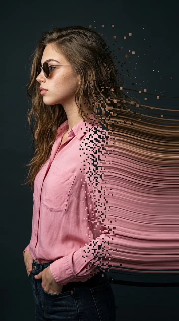 8K Cinematic Fashion Portrait Vikas edit example