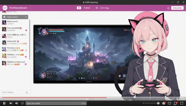 Become a Vtuber example