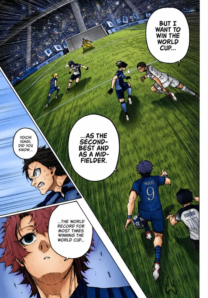 Colorized Soccer Manga Page Vikas edit example