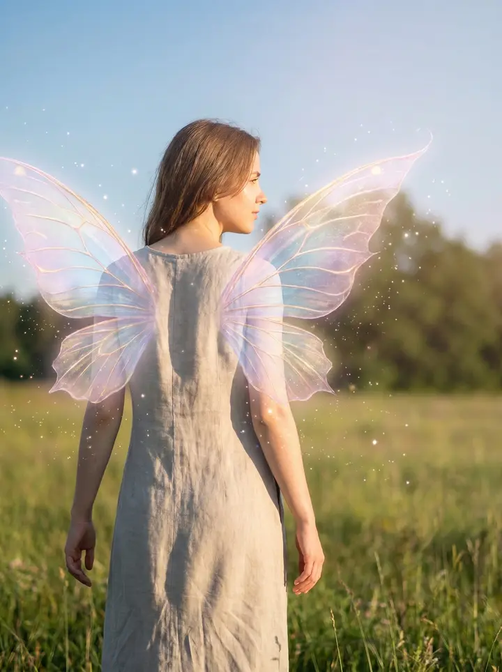 Fairy Wings Portrait Vikas edit example