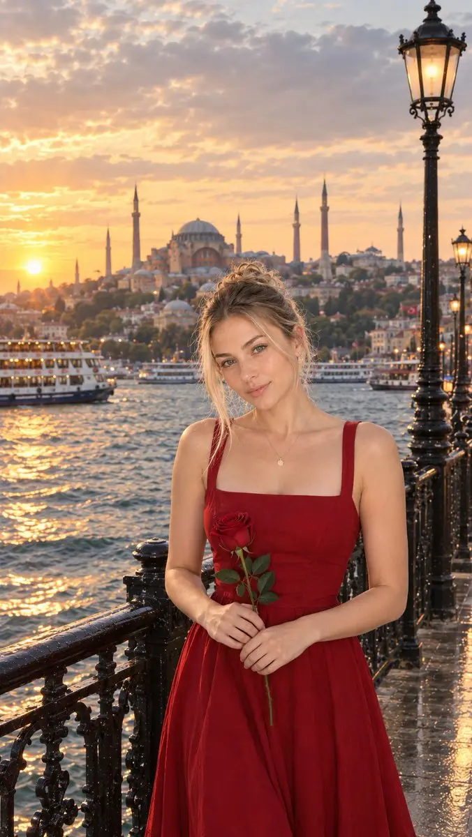 Istanbul Bosphorus Travel Portrait Vikas edit example