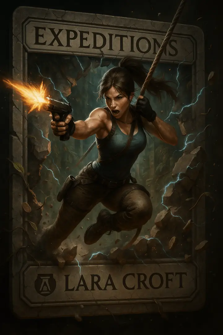Physical Destruction Effect Card (Lara Croft) Vikas edit example