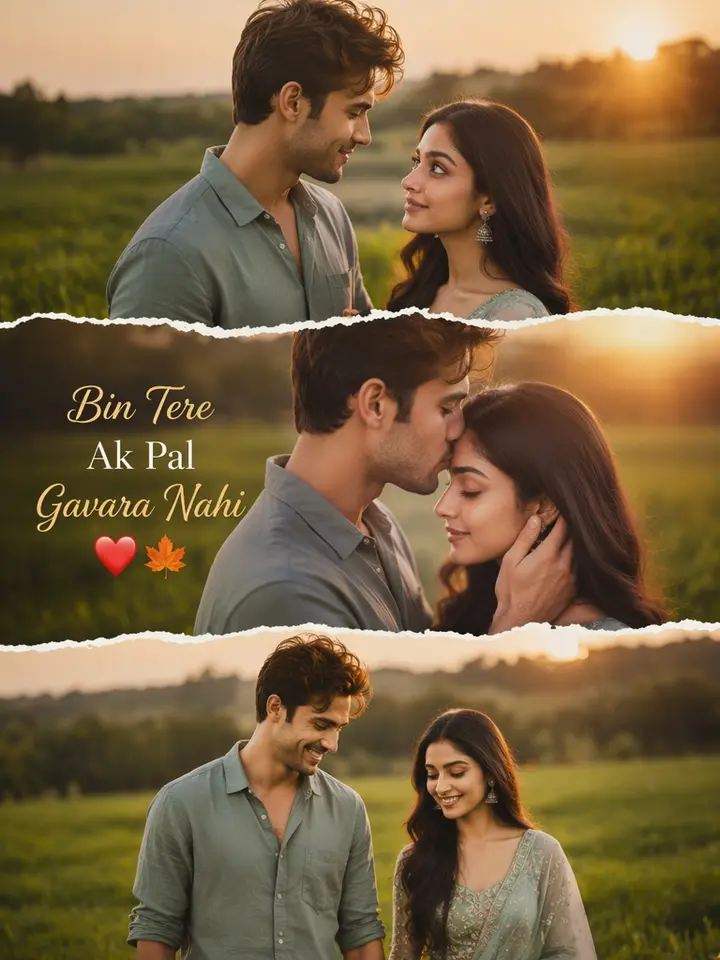 Romantic 3-Layer Collage Vikas edit example