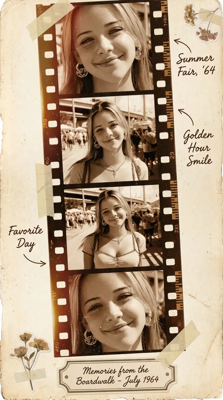 Vintage Film Strip Scrapbook Vikas edit example